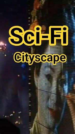 Sci-Fi Cityscape #scifi#futuristic#music#movies#space#cultmovies#aivideo