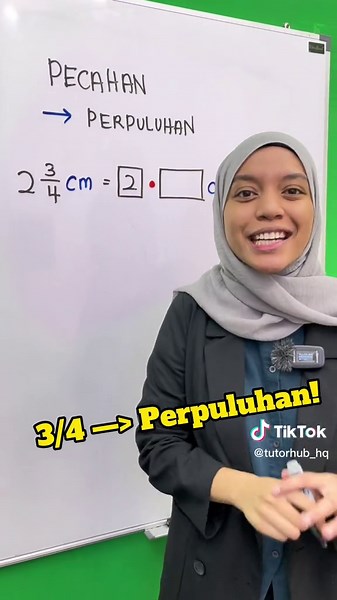 Cara Tukar Pecahan kepada Perpuluhan dengan Mudah