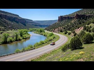 Scenic Drive Along the Dolores River on Colorado Highway 145