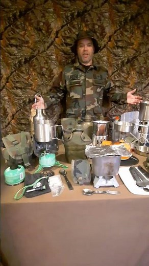 this just might be a bit much.#surplus #army #bushcraft #survival #shorts