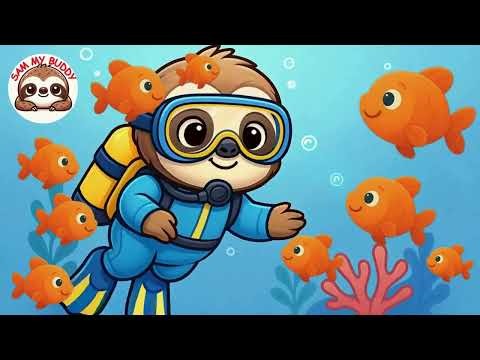 🐠 Count 10 Happy Fish! | Counting Song for Kids 🎶 | Sam My Buddy