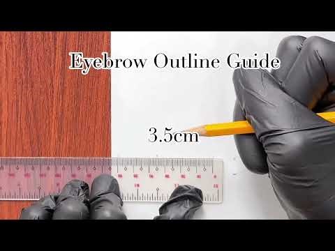 Eyebrow Design & Measurement Guide | Paper & Practice Skin Demo