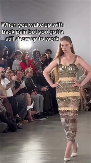 When you have to show up to work anyway 😂😂 #backpain #funny