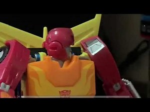 Transformers the Movie 1986 stop motion Hot rod vs Galvatron