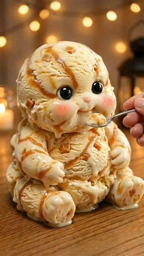 Gentle Sounds | ASMR Therapy on Instagram: "Creamy butterscotch ice cream with crunchy bites 🤤 Soft scoops, sweet crunch & cozy ASMR sounds 🎧✨ Watch till the end for pure comfort 💛 butterscotch ice cream asmr, butterscotch eating asmr, crunchy ice cream sounds, creamy dessert asmr, ice cream baby asmr, cozy food reels, satisfying dessert sounds, relaxing eating asmr #aiasmr #asmr#foodasmr #mukbangasmr #trendingnow"