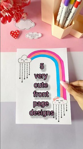 EASY BORDER DESIGNS/PROJECT WORK DESIGNS/CORNER AND SIDE BORDER DESIGN #shehnilakhan