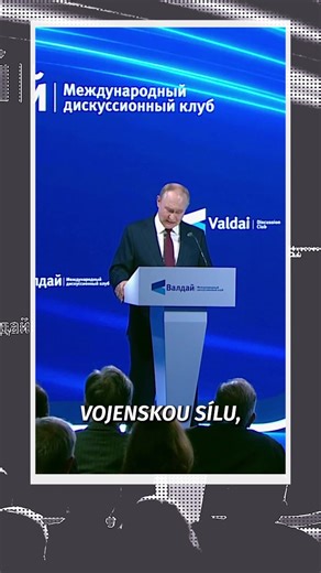 78K views · 2.5K reactions | Putin: Každý, kdo se pokusí o vojenskou konfrontaci s Ruskem, skončí špatně #rusko #konfrontace | Medvídek Pú | Facebook