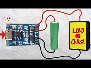 🔋How to build an easy charger for LiIon and LiPo batteries with protection (New version TP4056)