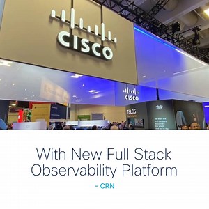 👋 Say hello to #networking, infrastructure, and application observability all in one place. Learn more about our #FSO platform and how it's designed to bring a unified approach to #IT. ➡ http://cs.co/6185O4Mvz #CiscoLive CRN | Cisco