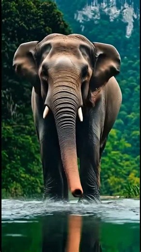 A Giant Awakens: Incredible Elephant WaterCrossing