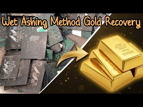 Gold Recovery from IC Chips using Wet Ashing Method | Trinity Gold Recovery