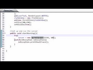 Intermediate Java Tutorial - 40 - Setting Up the Server