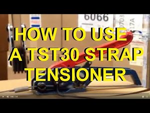 How to use a TST30 Heavy Duty Strapping Tensioner