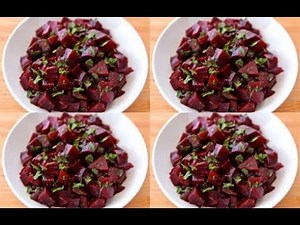 Recette de salade de betterave - cuisine - aliments - recettes - Mai Ismail Channel