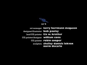 Toy Story (G) End Credits - TV Slides Version (w/ Original Theatrical Design)