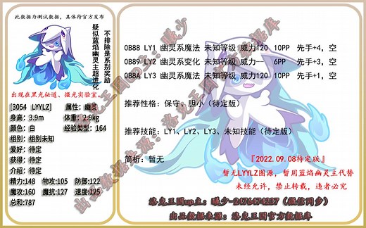 『洛克王国』（第177期）3054 LYYLZ（疑似蓝焰幽灵主超进化&系别奖励）『特效抢先看』_洛克王国