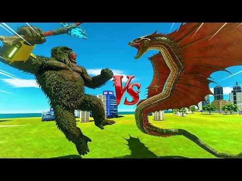King Kong VS War Bat, an animal combat simulator