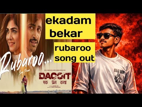 Rubaroo song review, Rubaroo song out, Mrunal Thakur, Anurag Kashyap, adivi shesh