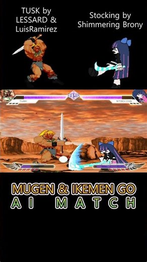 【MUGEN Ikemen GO】Tusk vs Stocking Anarchy #mugen #ikemengo #games #aimatch
