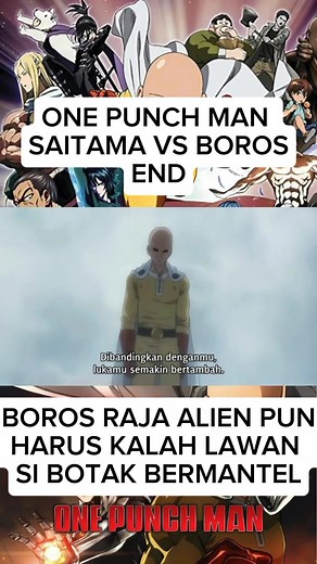 259K views · 3.9K reactions | One punch man SAITAMA VS BOROS END #anime #onepunchman #saitama #saitamavsboros #animehits | Fahmi Firmansyah | Facebook