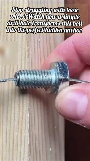 How To Transform A Bolt Into Cable Guide