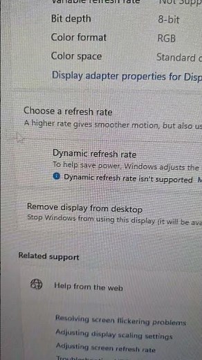 How to change refresh rate in Windows