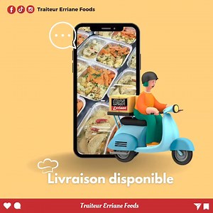Des repas chauds et savoureux, livrés rapidement sur votre lieu de...