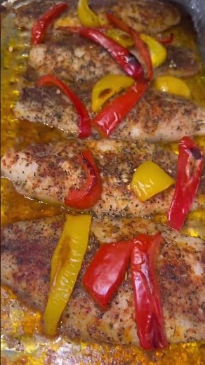 Baked Swai Fillets @400 for 12 mins Then Broiled for 10 mins #shorts #short #fyp #subscribe