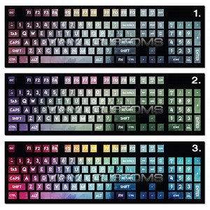 Mechanical Keyboard Vinyl Decal Kit Cherry MX Keycaps PC Vinyl Decals Skin Big Letters - A04 - Etsy