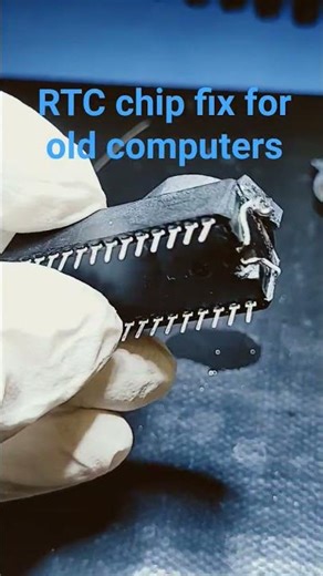 #RTC #FIX (#RTCfix) for old computers Cr2032 battery