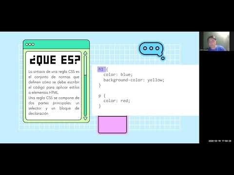 Exposición: Sintaxis de la creación de reglas css