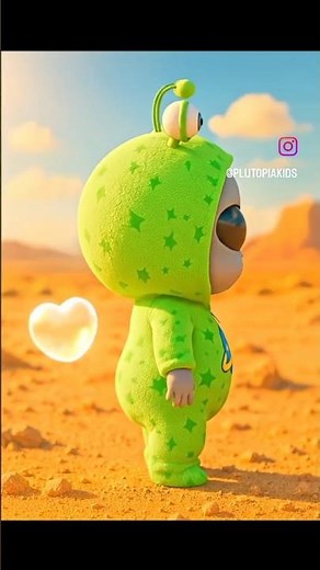 FUNNY ALIEN DOES A HEART FART JUST FOR YOU