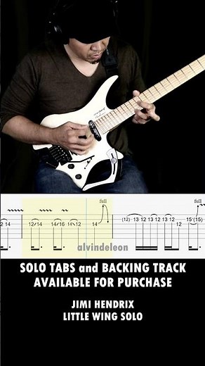 JIMI HENDRIX LITTLE WING GUITAR SOLO TABS