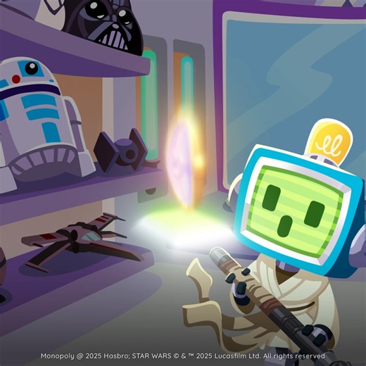 ✨ The Gungan Shield has been unlocked! 🤖 Peg-E saved the best for last, a shimmering Shield to show your galactic spirit! 🛡️ Peg-E’s Galactic Exchange is over, now it’s time to claim your reward: https://bit.ly/Gungan_Shield 💫 Thanks for making this journey unforgettable, Tycoons! | Monopoly GO