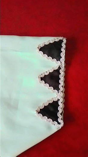 @salvar poncha with lace 💕#poncha #design 💕#shortvideo 💕