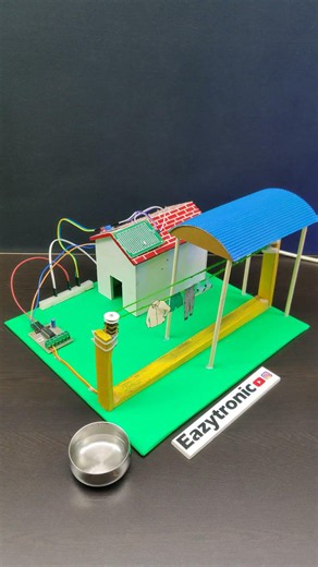 Rain Detector Working Model #raindetector #rainsensor #arduinoprojects #arduino #robotics #iot #diy