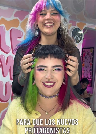 Vibrant Split Hair Color Techniques Under Lights