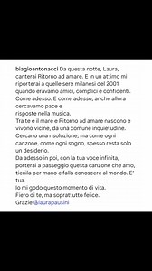 Un vero amico. Un gran signore. Le parole di Biagio Antonacci per la nostra Laura. | Laura Pausini La Donna dalla Voce di Velluto