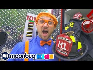 Blippi Visits a Firetruck Station | Blippi Adventures | Educational Videos for Kids