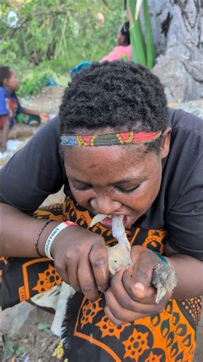 Chabaa Enjoying Traditional food 😋😘‼️ very delicious food #africa #culture #traditional