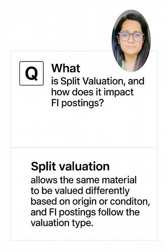 What is Split Valuation & How It Impacts FI Postings? 🔍 #interview