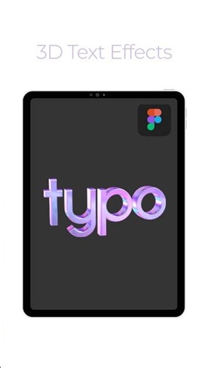 Figma 3D Text Effect Tutorial #figma #figmadesign #texteffect #ui #uidesign