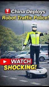 China Deploys AI Robot Traffic Police 🤖🚦 | Smart Cities in Hangzhou, Shenzhen & Beyond
