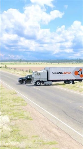 Realistic Highway Car Crashes #191 - BeamNG Drive