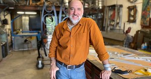 Mark Dickson's Studio: Deconstructing scrap metal into something beautiful