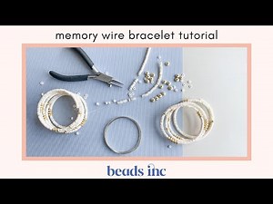 how to make a memory wire bracelet step-by-step tutorial