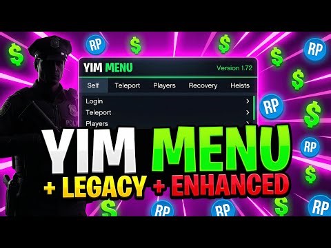 Yim Mod Menu GTA 5 Enhanced | Yim Menu GTA 5 1.72 1.71 FSL Method GTA V Online Legacy Tutorial