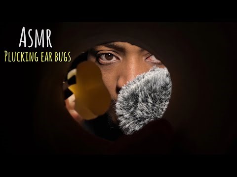 ASMR Plucking Bugs Out Of Your Ear 👂🐛 & Eating Them!!!