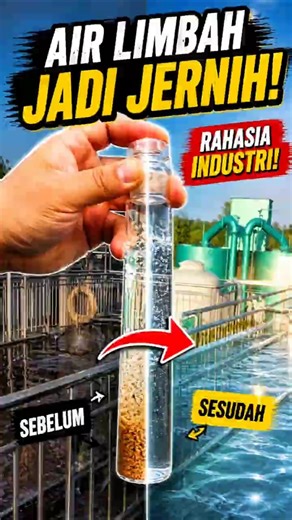 Rahasia Air Limbah Bisa Jadi Jernih! #faktamenarik #viralshort #gugugaga