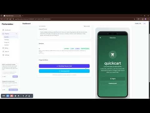 I Built an AI Platform That Generates Flutter Apps From a Prompt | FlutterAIDev Demo